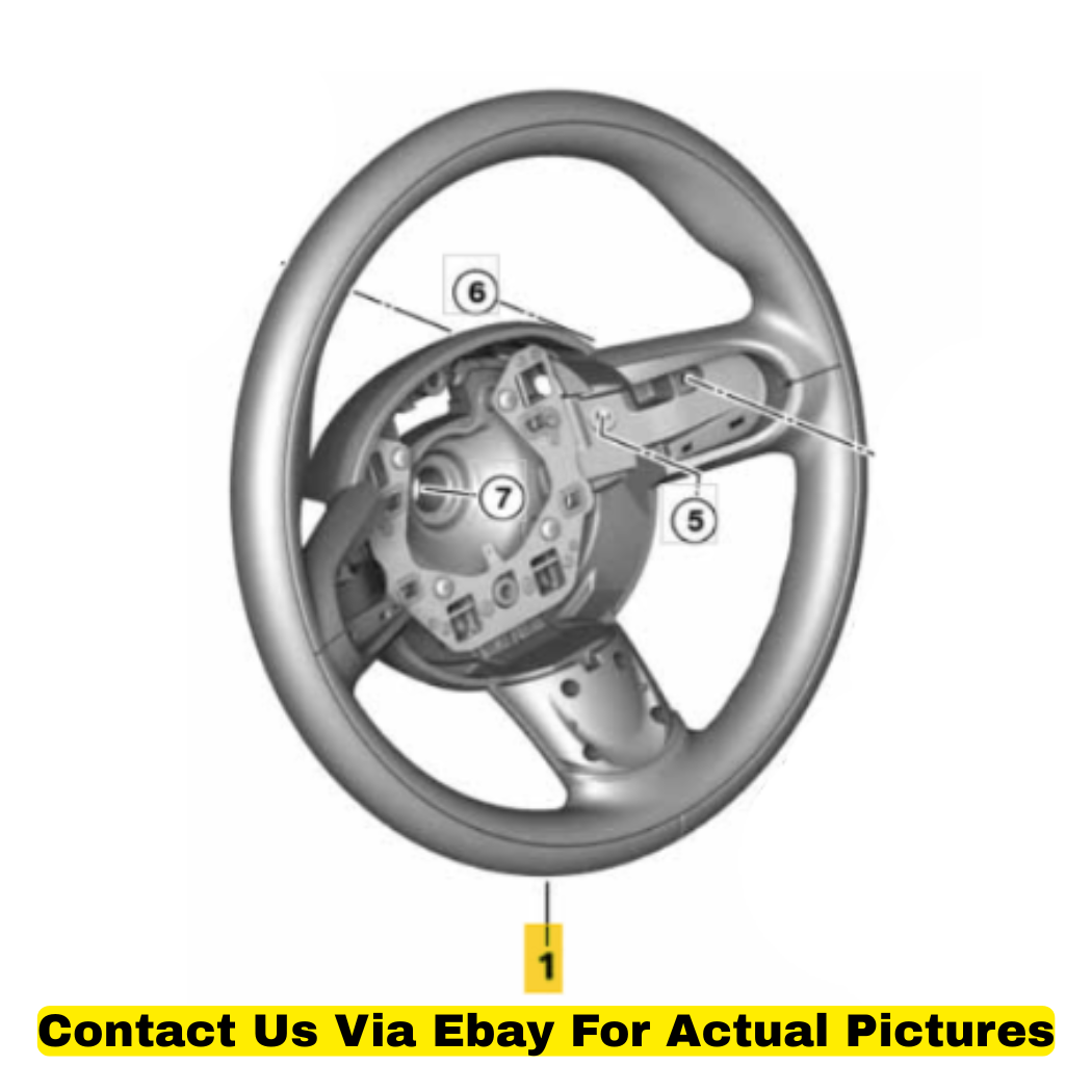 2012 Mini Cooper Countryman Sport Steering Wheel Leather with Shift Paddles OEM