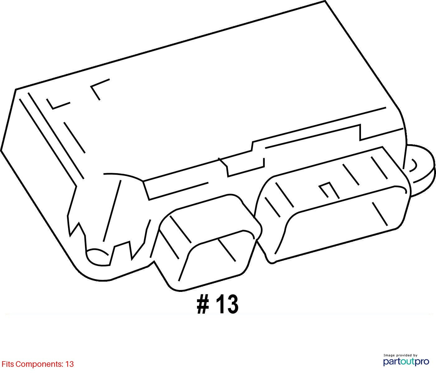 2018 Cadillac CTS Pedestrian Impact Detection Module Used OEM 22895852