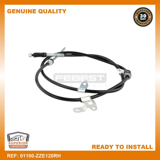Febest Parking Brake Cable 01100-ZZE120RH
