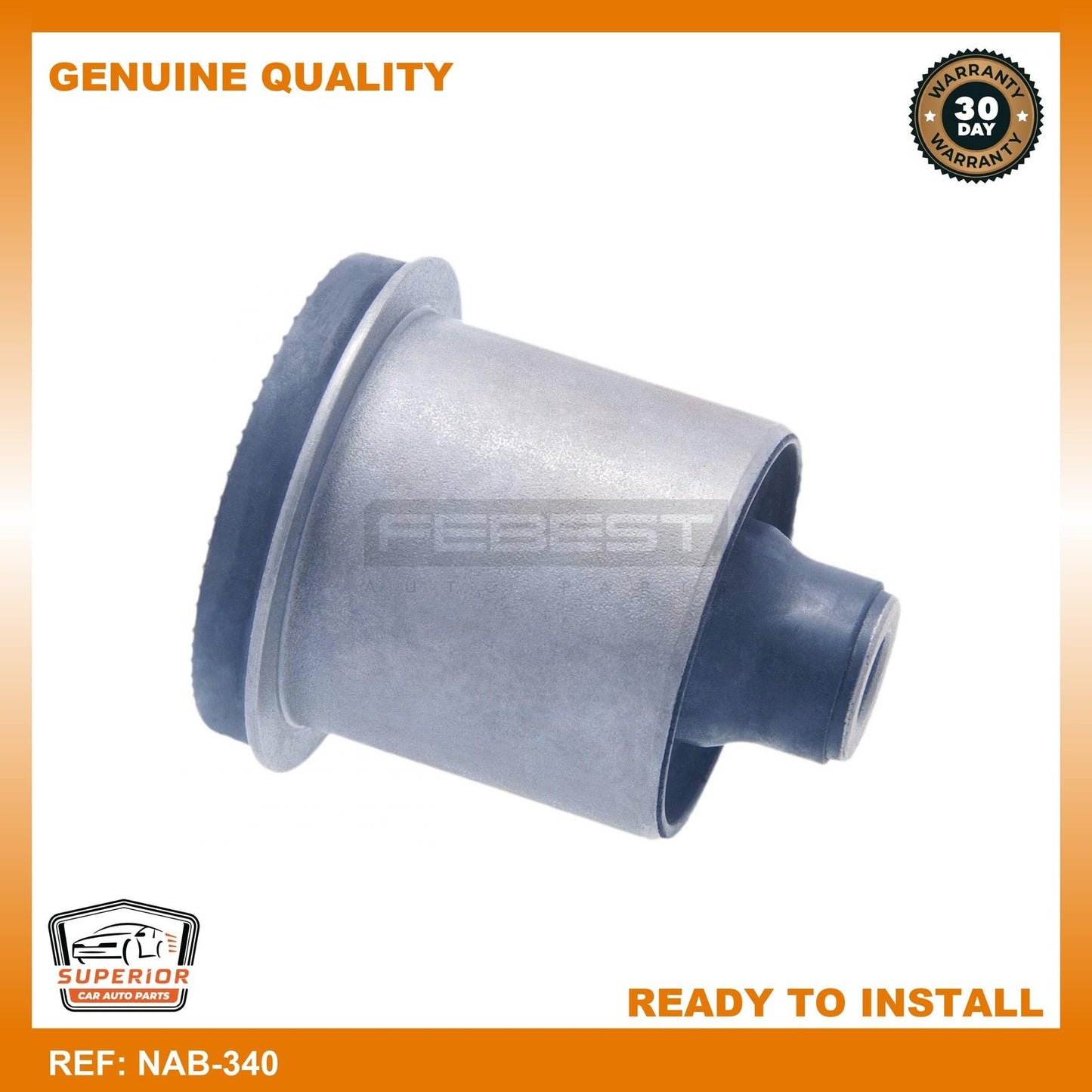 Febest 2011-2017 Nissan Juke Rear Crossmember Bushing NAB-340