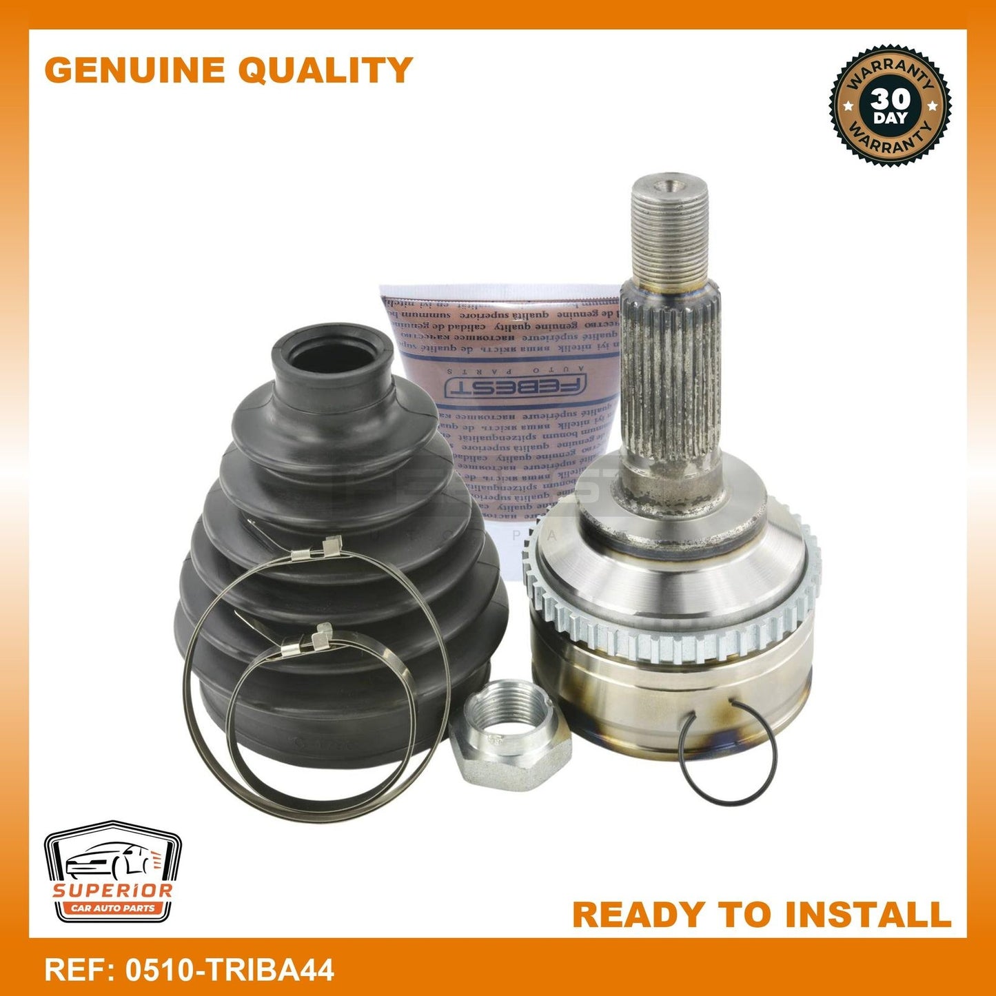 FEBEST 2001-2011 Mazda Tribute Outer Cv Joint 0510-TRIBA44