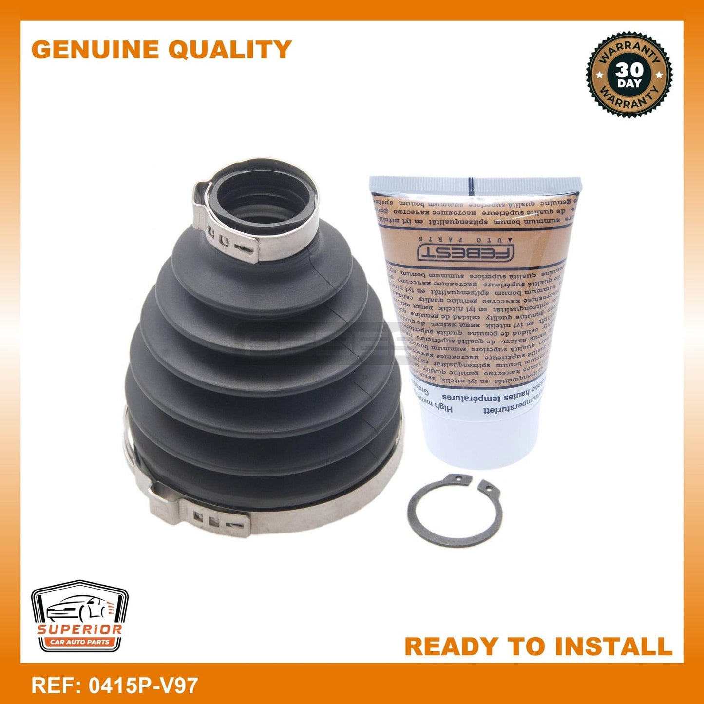 FEBEST 2018-2024 Hyundai Santa Fe Cv Boot 0415P-V97