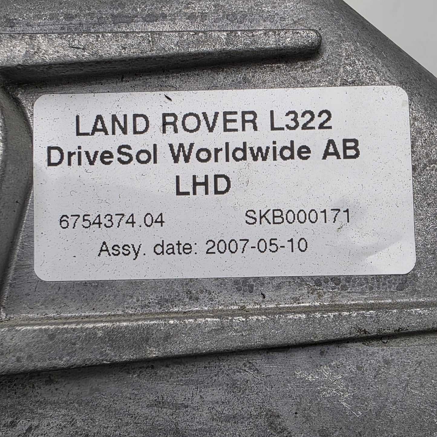 2003-2005 Land Rover Range Rover BRAKE PEDAL ASSEMBLY 675437404