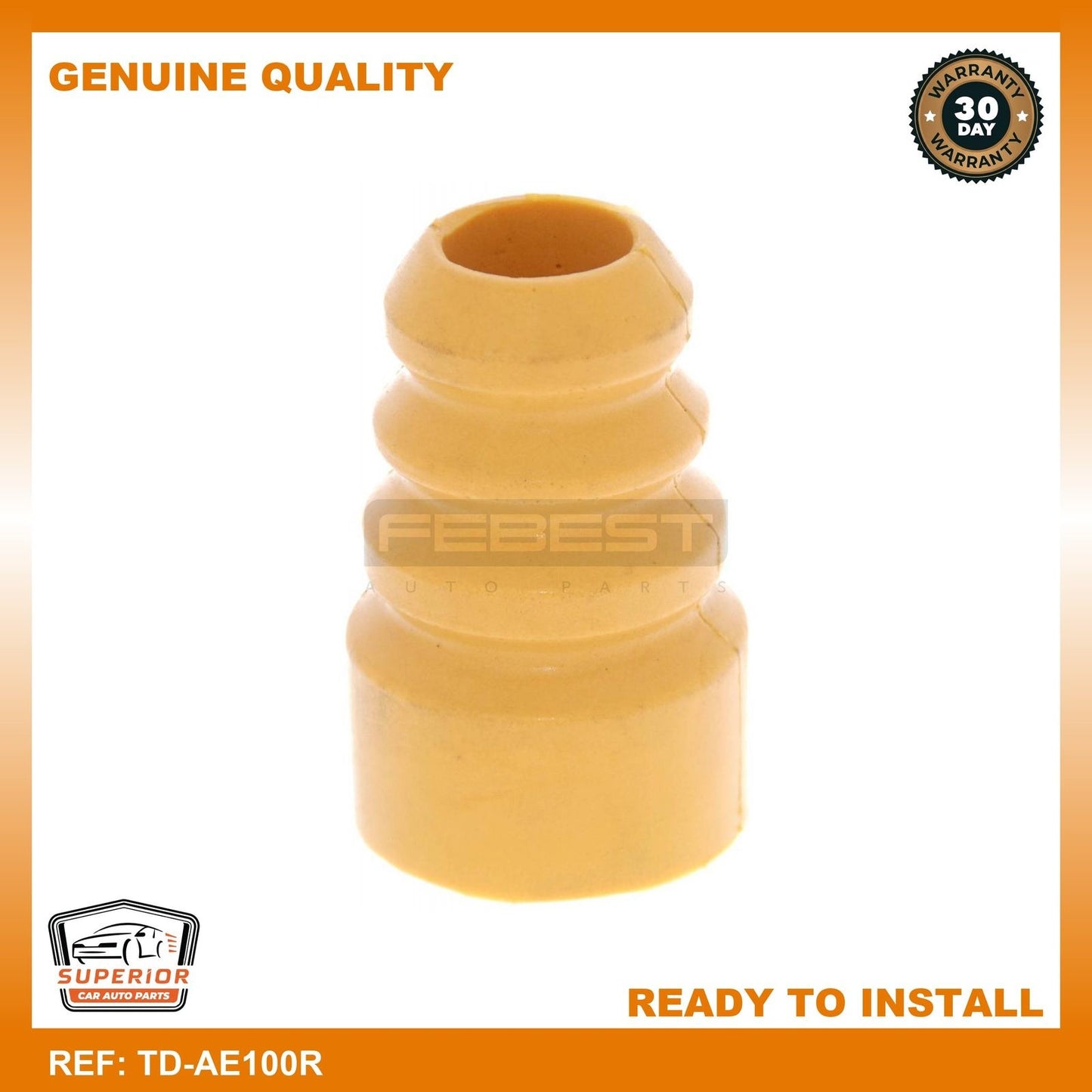FEBEST 87-92 Toyota Corolla Rear Shock Absorber Jounce Bumper TD-AE100R