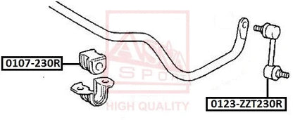 FEBEST 2017-2021 Honda CR-V Rear Stabilizer Link 0123-ZZT230R