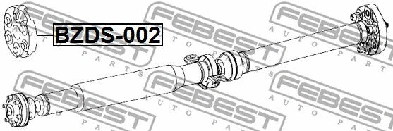 FEBEST MERCEDES BENZ Drive Shaft Coupling - BZDS-002