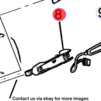 2018 Cadillac CTS Rear Side Outside Door Handle Used OEM 13509689