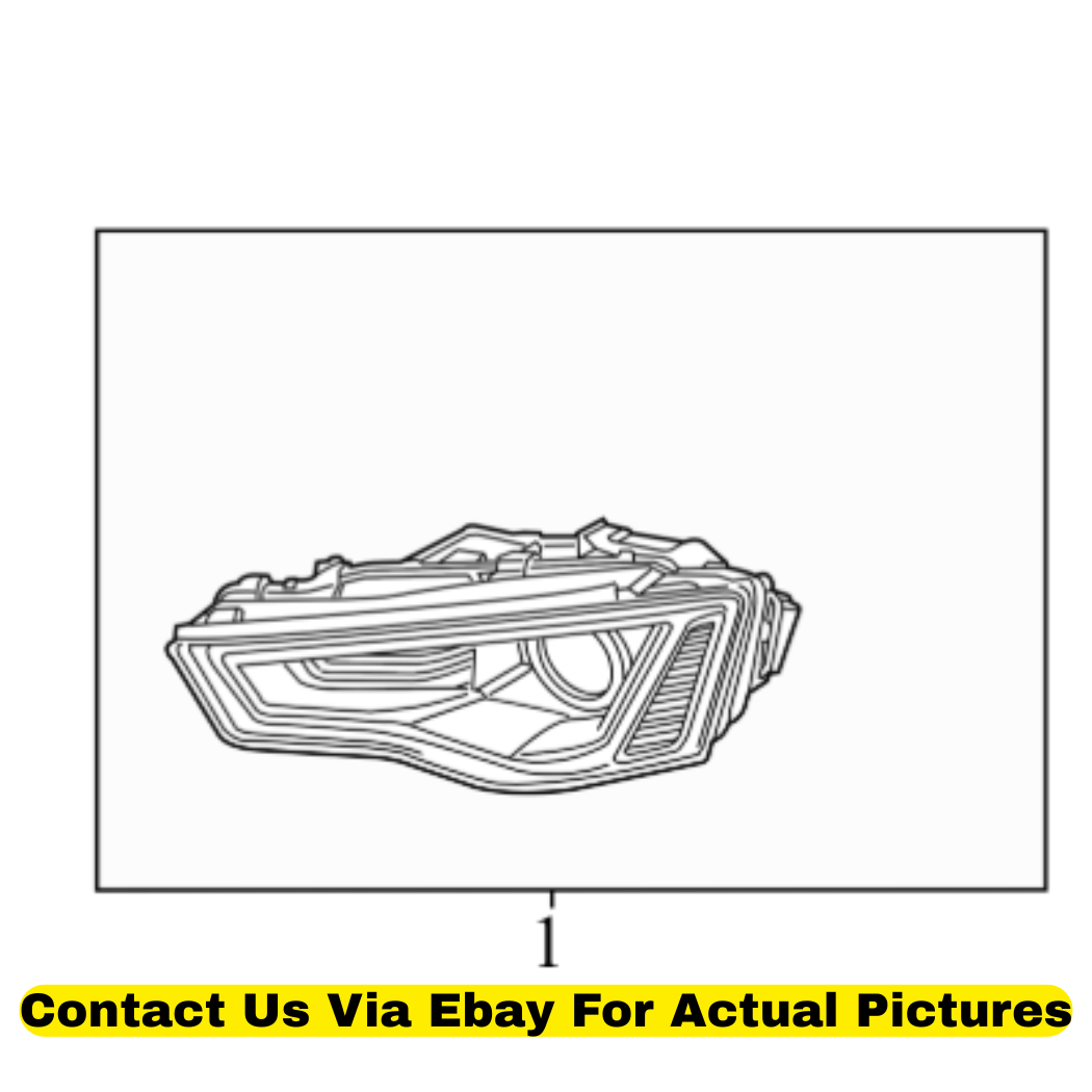 2013 Audi A4 Quattro Xenon Headlight Left Used OEM 8K0941043E