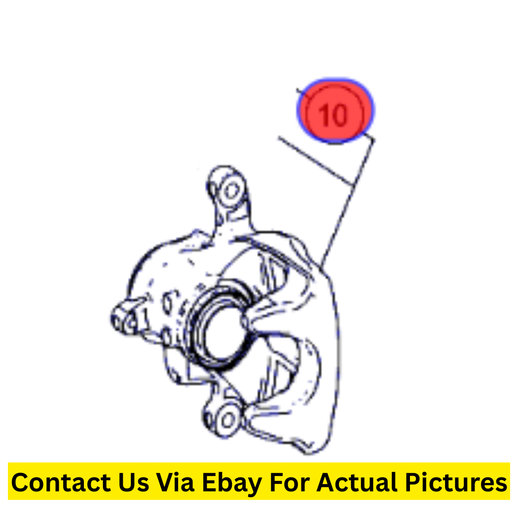 2014 Mercedes‑Benz CLA250 Right Rear Brake Caliper Housing Used OEM A0004232481