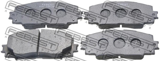 Febest 2011-2020 Toyota Yaris Pad Kit Disc Brake Front 0101-NSP130F