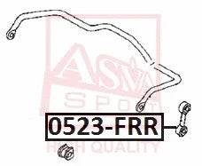 Febest MAZDA S10H-28-170 Rear Stabilizer Link 0523-FRR
