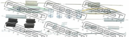 FEBEST VAG Brake Shoe Fitting Kit 2304-2H0R-KIT
