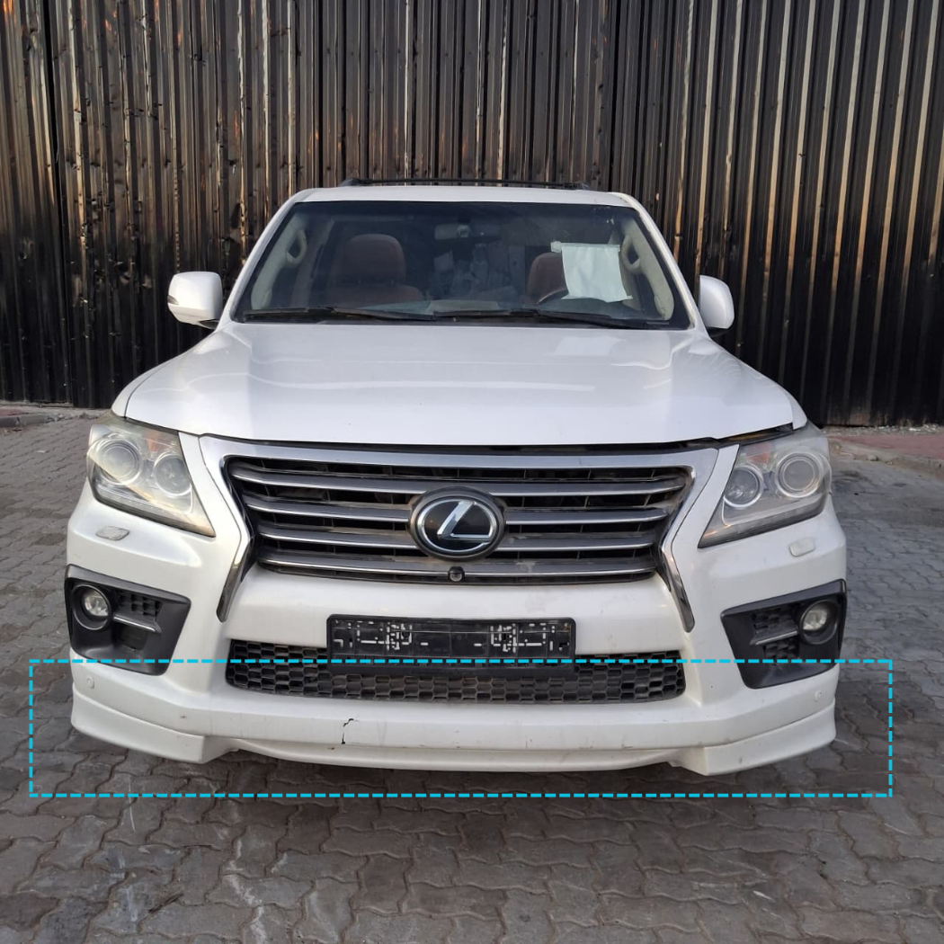 2013 - 2014 Lexus LX 570 Front and Rear Spoiler OEM PZ321-60130 PZ321-60160
