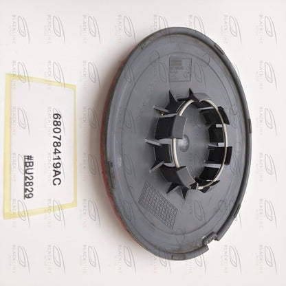 2012-2019 Fiat 500 Wheel Center Cap Black and Red 68078419AC