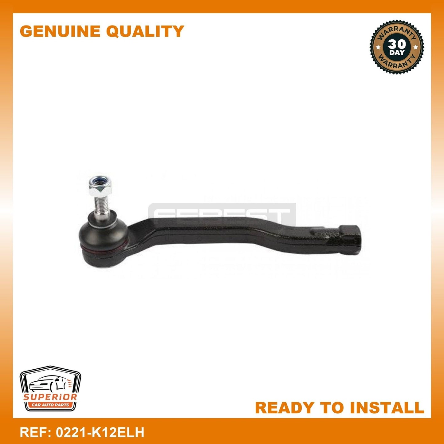 Febest 2005-2007 Nissan Micra Steering Tie Rod End Left 0221-K12ELH