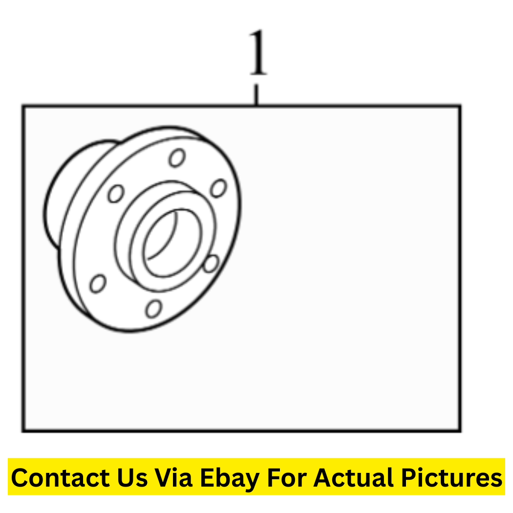 2014 Volkswagen Passat Front Wheel Bearing & Hub Assembly Set of 2 Used OEM