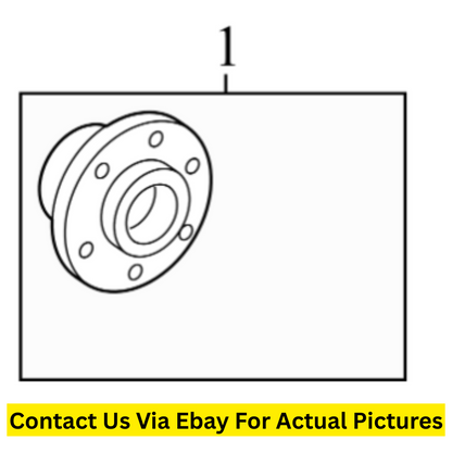 2014 Volkswagen Passat Front Wheel Bearing & Hub Assembly Set of 2 Used OEM
