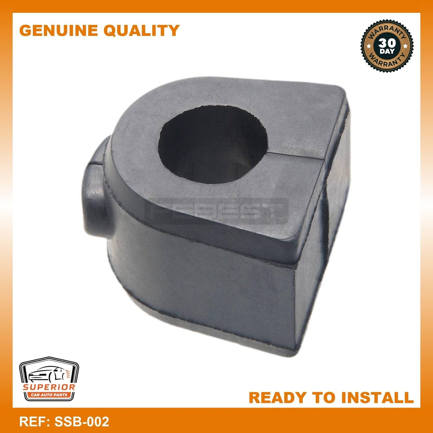 FEBEST 1998-2002 Subaru Forester Front Stabilizer Bar Bushing SSB-002