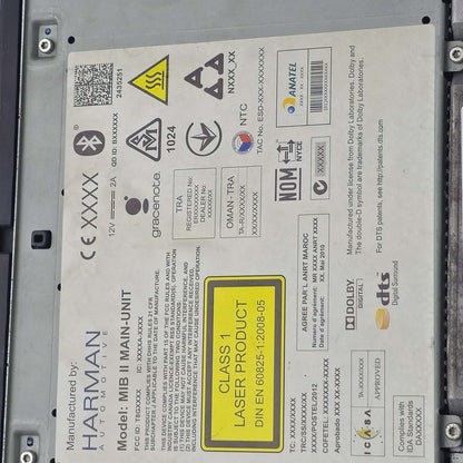 2015-2019 Audi Q7 Central Computer MIB Multimedia Main Unit 4M0035039