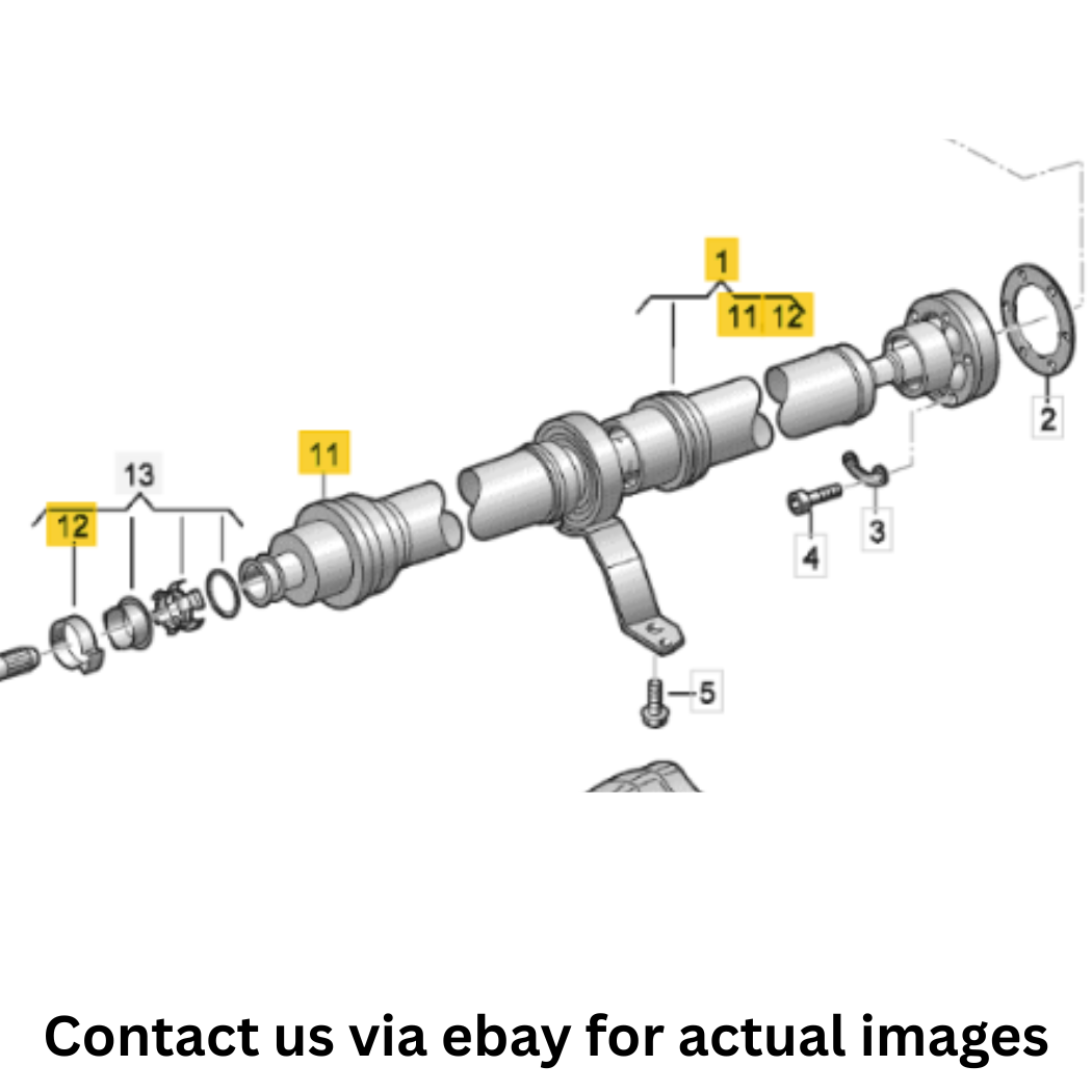 2013 Audi A6 Quattro Driveshaft Propeller Shaft Used OEM 4G0521101G