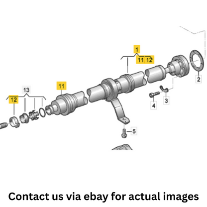 2013 Audi A6 Quattro Driveshaft Propeller Shaft Used OEM 4G0521101G