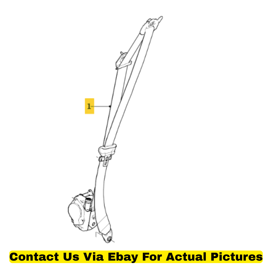 2018 Jaguar F-Pace RH Seatbelt Used OEM T4A11098PVJ