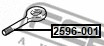 FEBEST 2014-2017 Fiat 500L Tow Hook 2596-001