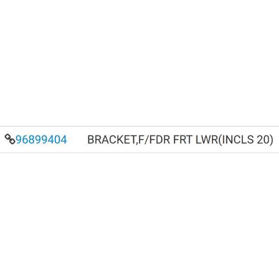 2010 Chevrolet Cruze Right Front Lower Fender Bracket Used OEM 96899404