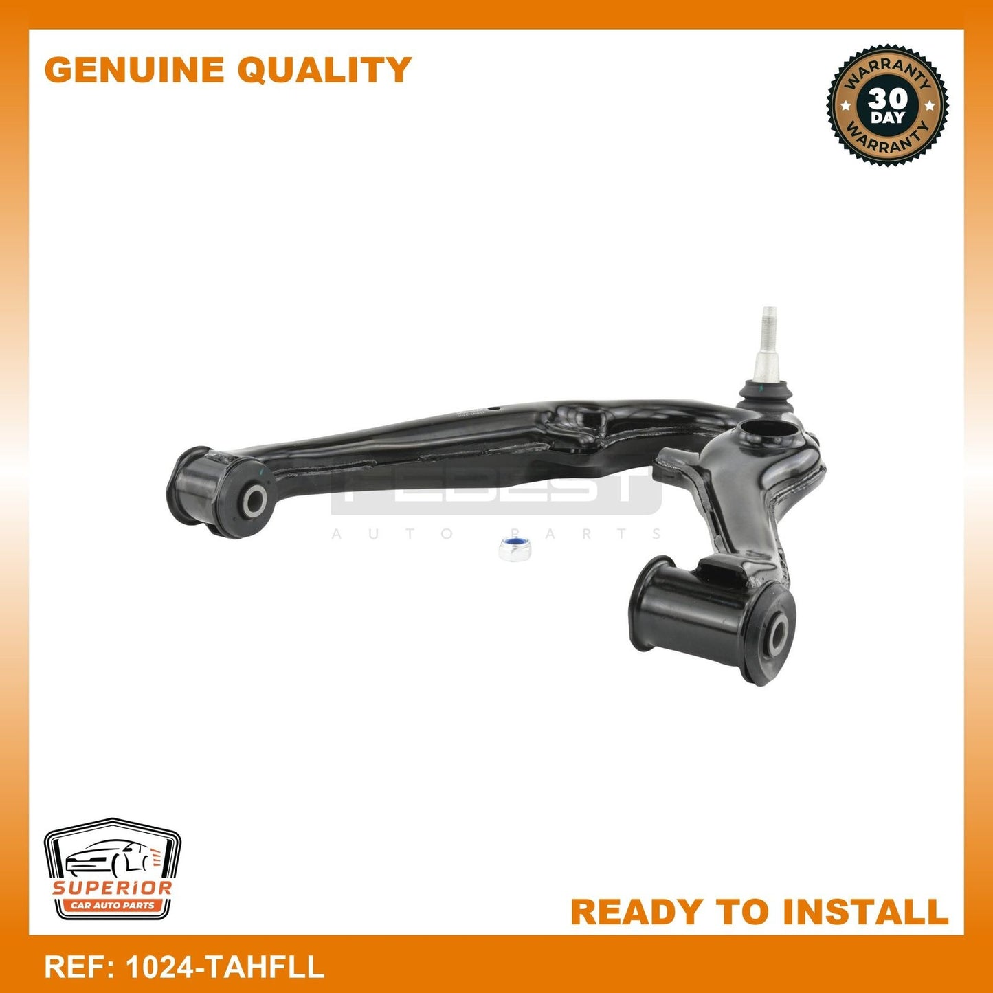 FEBEST 2014-2018 GMC Sierra 1500 Control Arm Front Left Lower 1024-TAHFLL