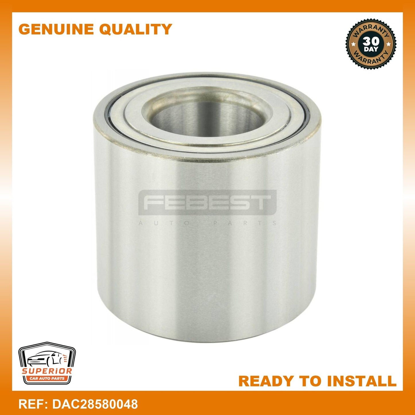 Febest 2014-2023 Mitsubishi Mirage Rear Wheel Bearing DAC28580048