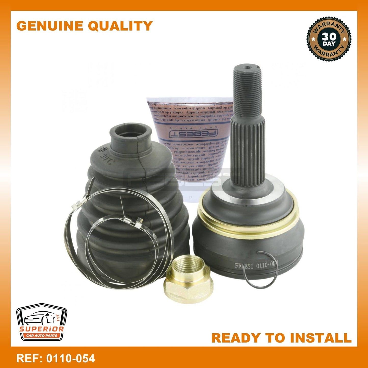 FEBEST TOYOTA Outer Cv Joint 0110-054