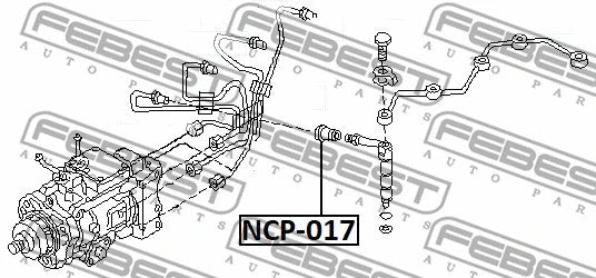 FEBEST NISSAN Injector Oil Seal NCP-017