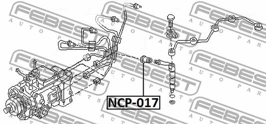 FEBEST NISSAN Injector Oil Seal NCP-017