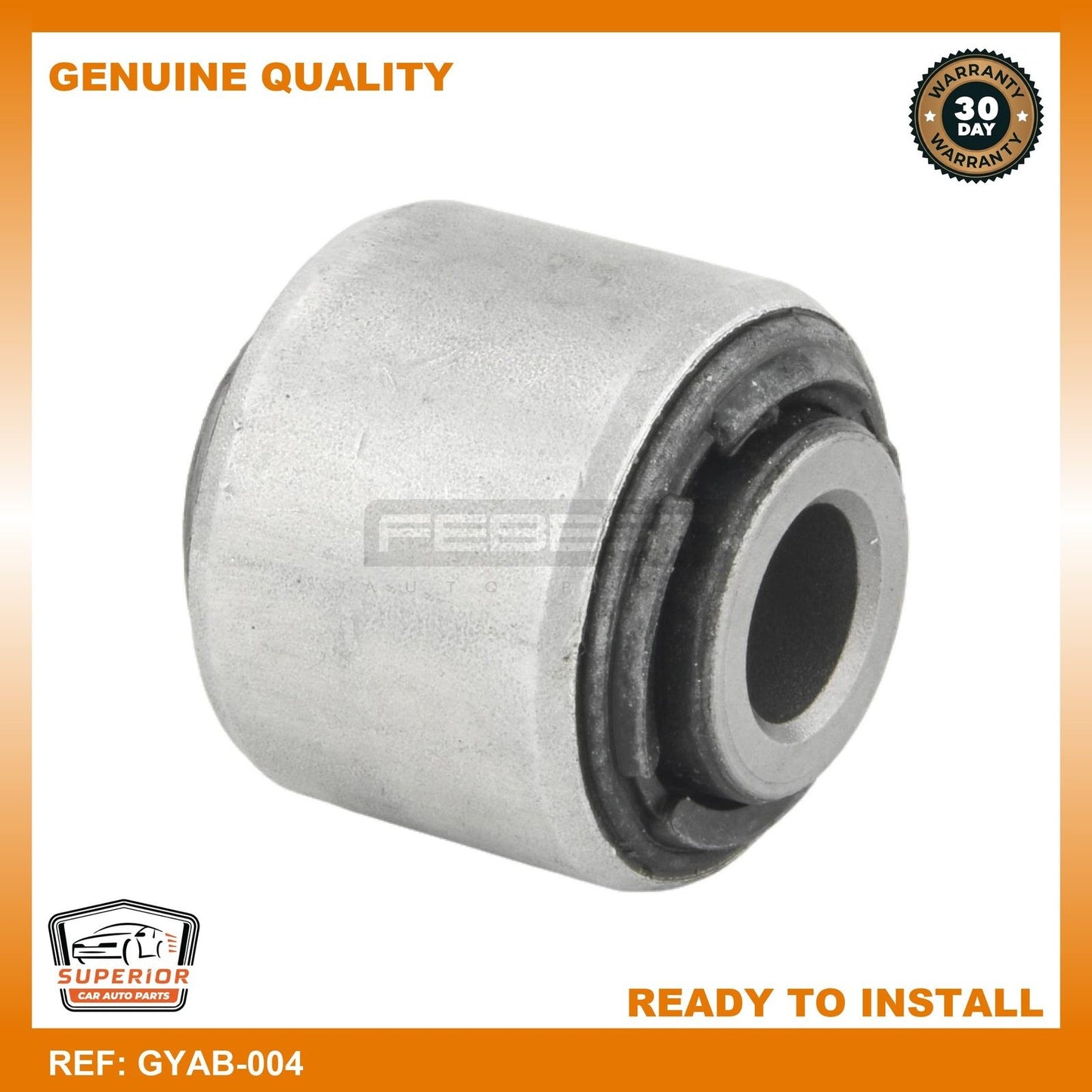 FEBEST GEELY Rear Transverse Rod Bushing GYAB-004
