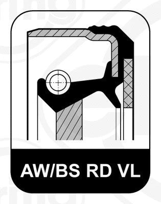 ELRING Mercedes-Benz Shaft Seal, Crankshaft 524.973