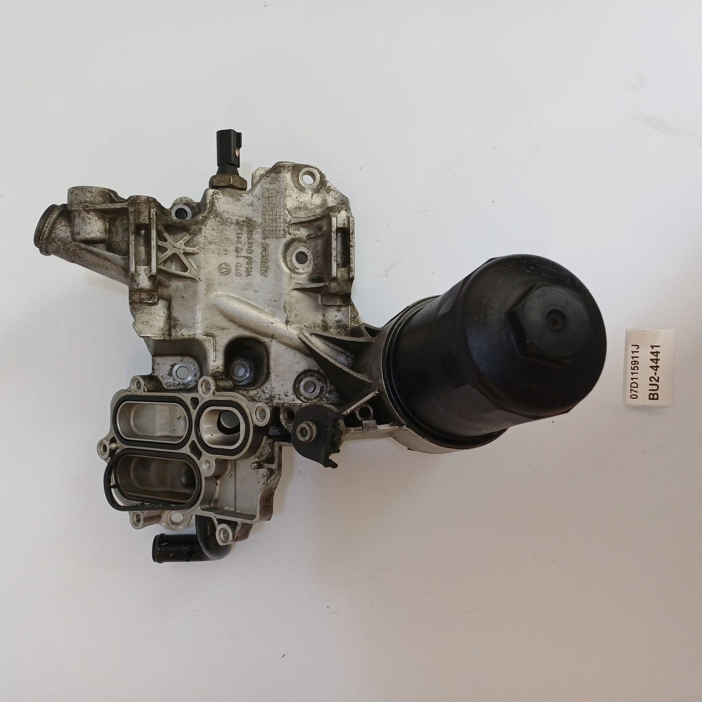 2003-2013 Bentley Continental Flying Spur Oil Filter Housing + Cooler 07D115911J