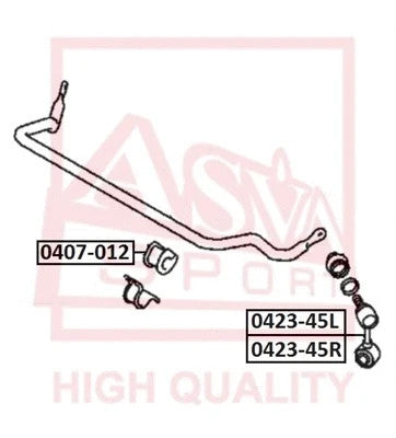FEBEST MITSUBISHI Stabilizer Link 0423-45L