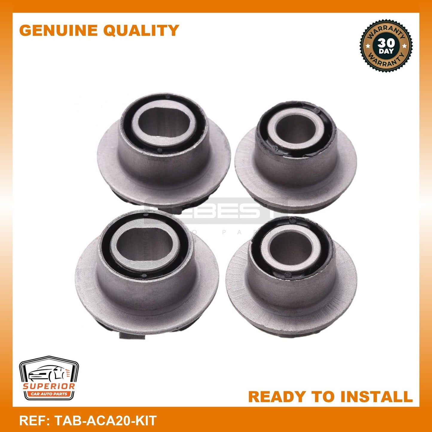 FEBEST 2000-2005 Toyota RAV4 Steering Rack Bushing Kit TAB-ACA20-KIT