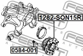FEBEST 2016 Hyundai Tucson Rear Wheel Hub 1282-SON15R