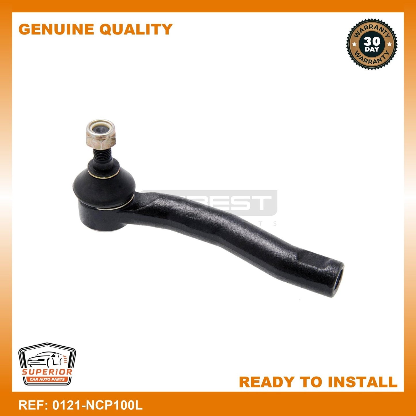 FEBEST 2012-2021 Toyota Prius C Steering Tie Rod End Left 0121-NCP100L