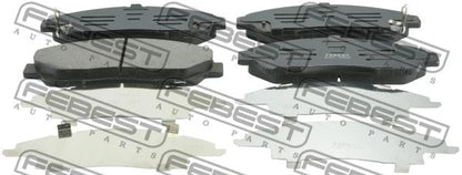 FEBEST 2007-2013 Acura MDX Disc Brake Pad Set Front 0301-YD2F