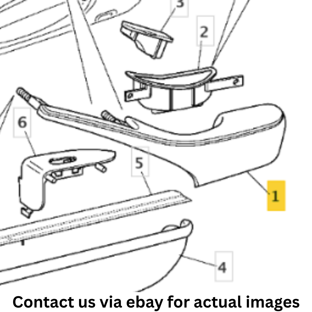 2000 Jaguar S-Type Front Door Armrest Pair (LH & RH) Used OEM XR815393AGM