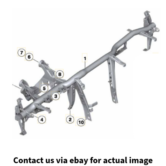 2013 BMW 520i F10 Dashboard Support Tube Carrier Used OEM 51459195219