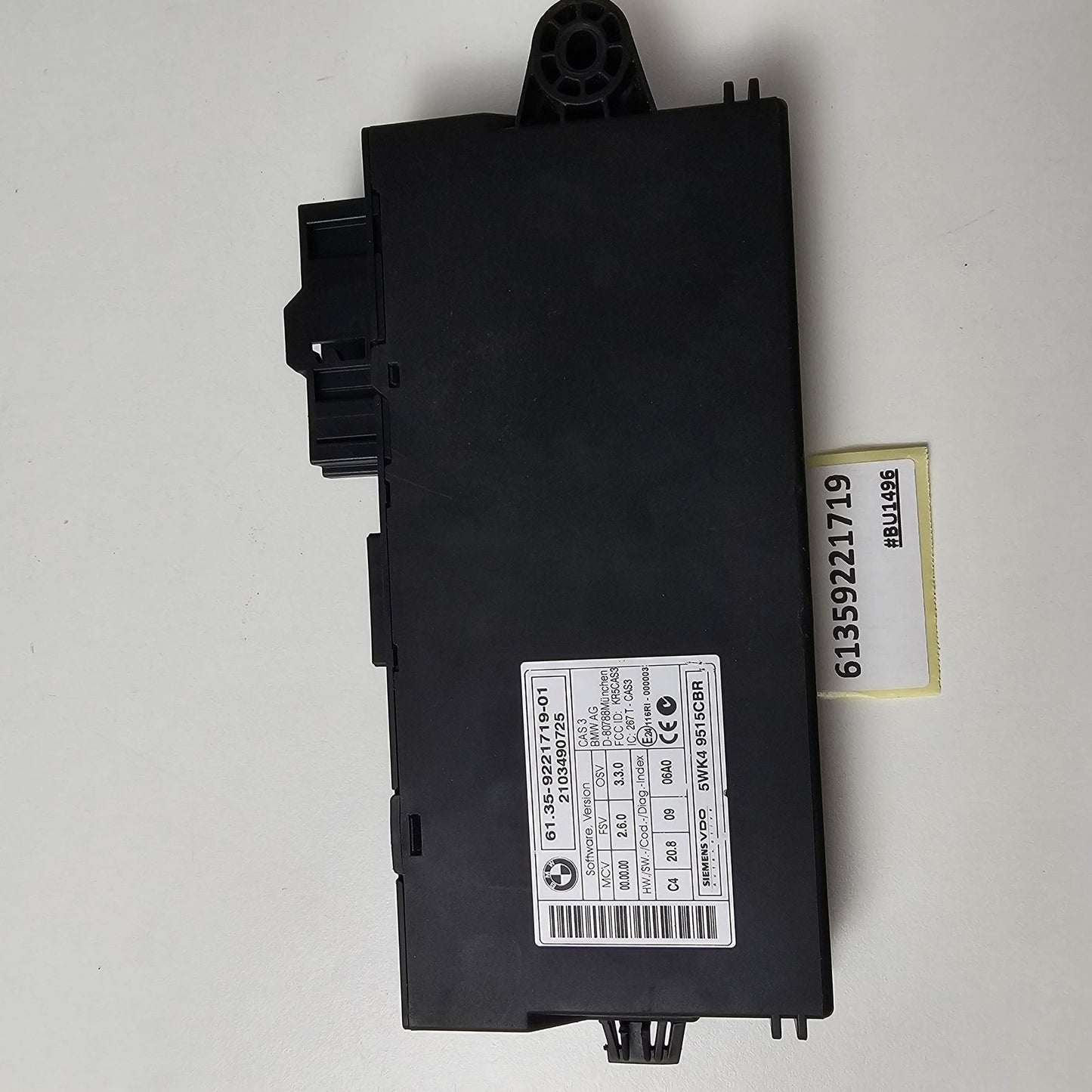 2006-2015 MINI Cooper R56 CAS Car Access System Control Unit 61359221719