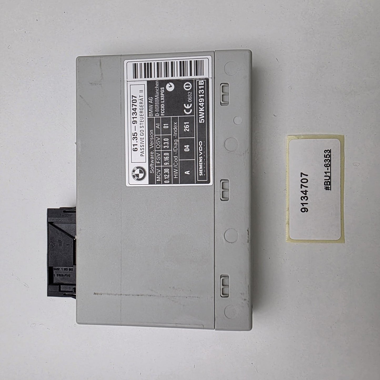 2007-2013 BMW X6 Keyless Go Passive Control Module 9134707