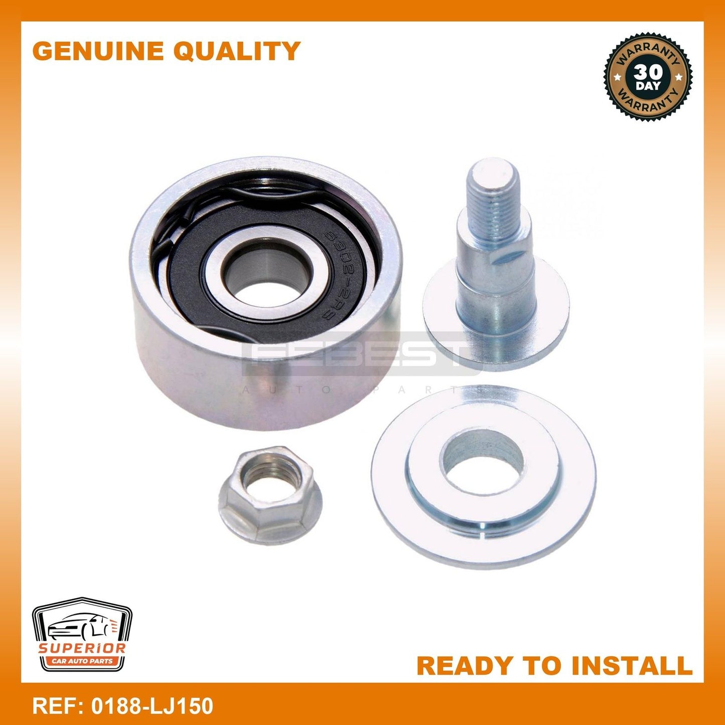Febest Toyota 88440-0B020 Pulley Idler Kit 0188-LJ150