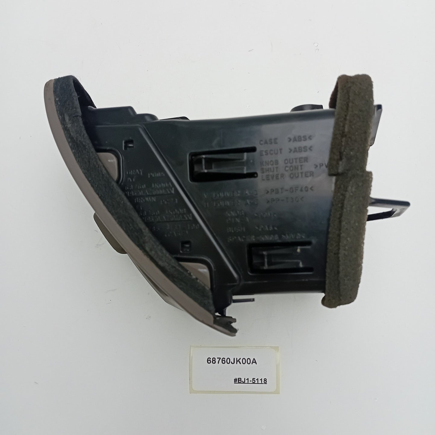 2011-2012 Infiniti G25 VENTILATOR ASSY-SIDE 68760JK00A
