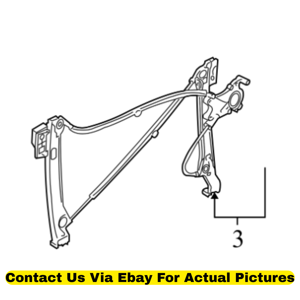 2011 Chevrolet Camaro Driver Side Window Regulator Used OEM 92249759
