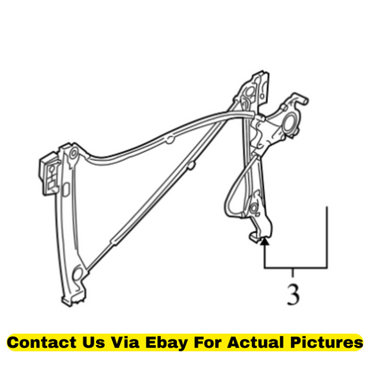 2011 Chevrolet Camaro Driver Side Window Regulator Used OEM 92249759