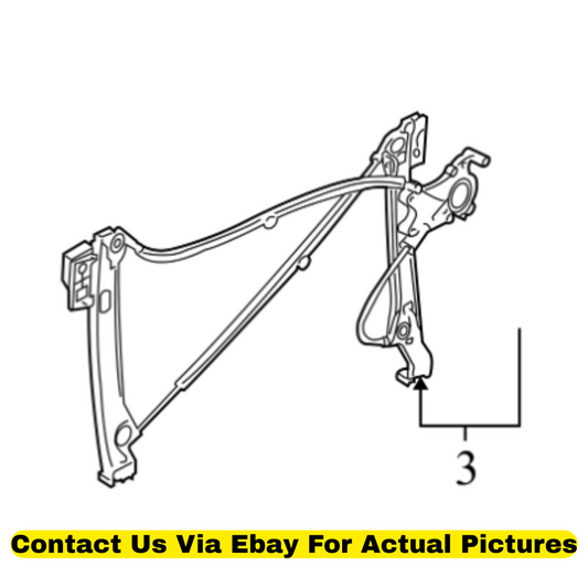 2011 Chevrolet Camaro Driver Side Window Regulator Used OEM 92249759
